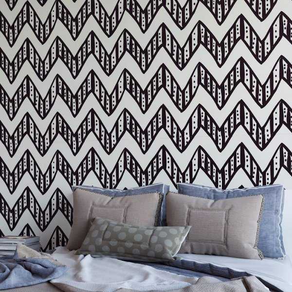 ETNICZNE ZYGAZKI - Designerska tapeta ścienna ETNICZNE ZYGAZKI - Designerska tapeta ścienna