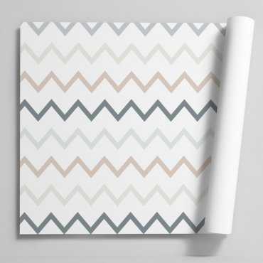 Tapeta dziecięca - PASTEL ZIGZAG