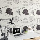 HIPSTERSKIE WĄSY - Designerska tapeta ścienna HIPSTERSKIE WĄSY - Designerska tapeta ścienna