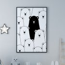 Plakat dla dzieci - UNIQUE BEAR