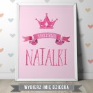 KRÓLESTWO DZIECKA - Personalizowany plakat dziecięcy KRÓLESTWO DZIECKA - Personalizowany plakat dziecięcy