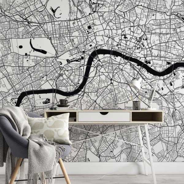 Tapeta z mapą Londynu