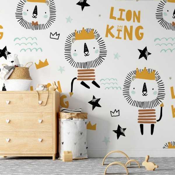 lovely lion king tapeta dla dzieci
