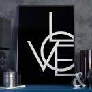 MODERN LOVE - Plakat typograficzny w ramie MODERN LOVE - Plakat typograficzny w ramie