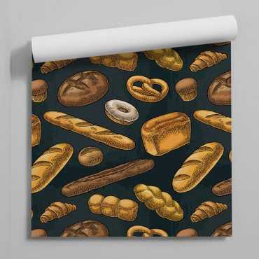 bakery wall tapeta do kuchni