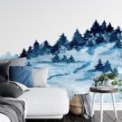 tapeta na ścianę blue forest