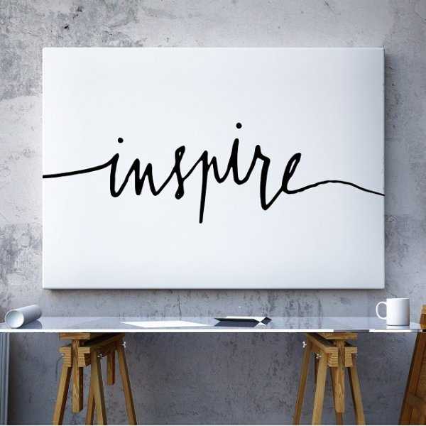 INSPIRE - Minimalistyczny Obraz na płótnie