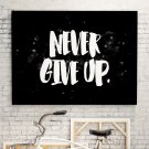 NEVER GIVE UP - Obraz na płótnie NEVER GIVE UP - Obraz na płótnie