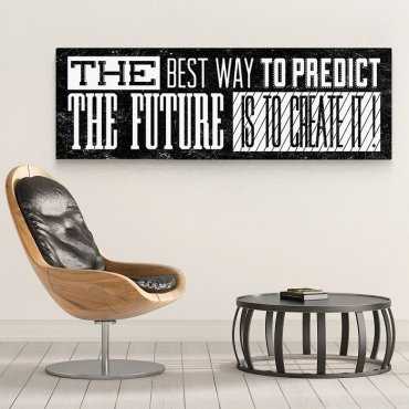 CREATE THE FUTURE - Obraz motywacyjny na płótnie