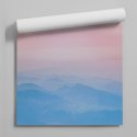 tapeta pink-blue mountains