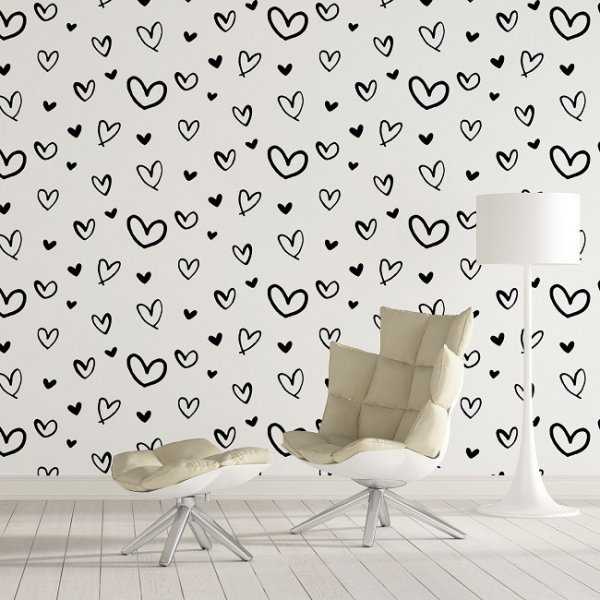 PRETTY LOVE - Tapeta na ścianę PRETTY LOVE - Tapeta na ścianę