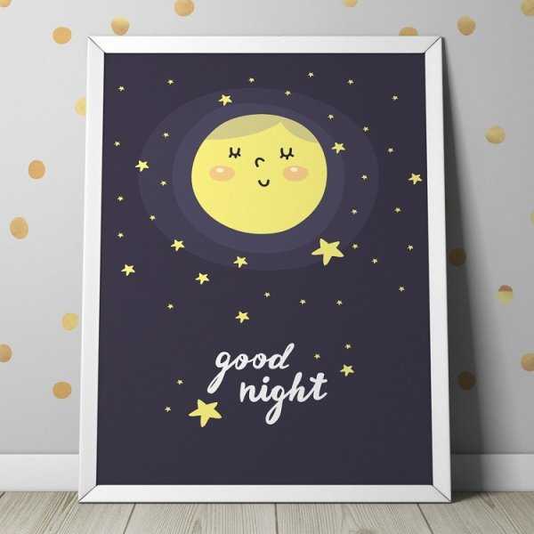 GOOD NIGHT - Plakat dla dzieci GOOD NIGHT - Plakat dla dzieci