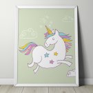 STARRY UNICORN - Plakat dla dzieci STARRY UNICORN - Plakat dla dzieci