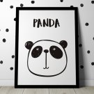 SCANDI PANDA - Plakat dla dzieci