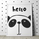 HELLO PANDA - Plakat dla dzieci HELLO PANDA - Plakat dla dzieci