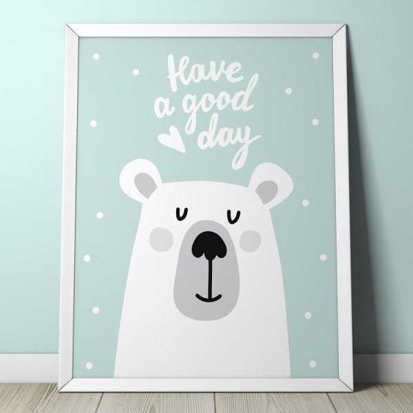 TEDDY BEAR - Plakat dla dzieci TEDDY BEAR - Plakat dla dzieci