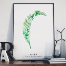 MAKE YOUR HOME GREEN - Plakat w ramie MAKE YOUR HOME GREEN - Plakat w ramie