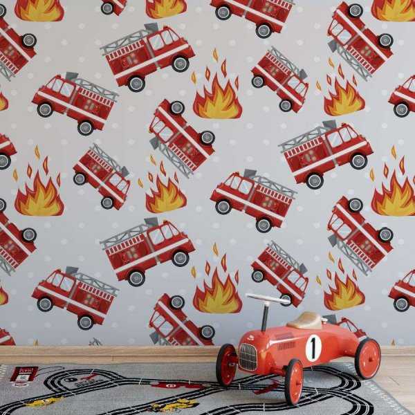tapeta fireman art
