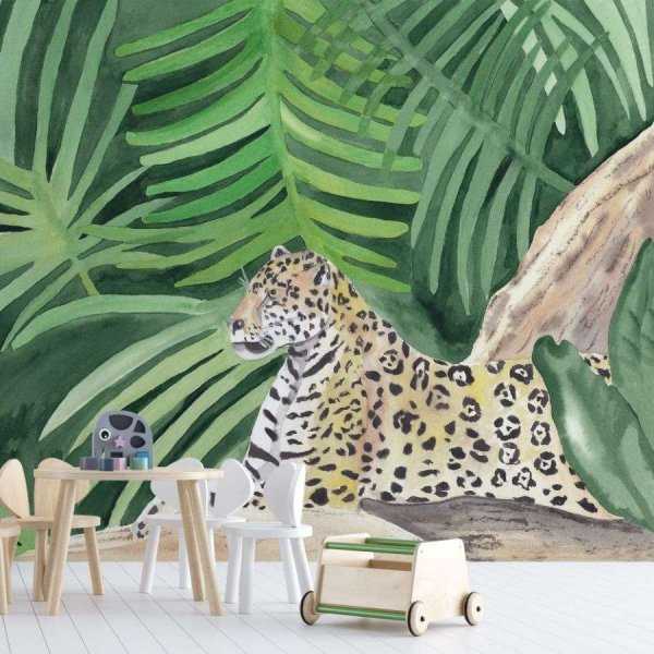 tapeta painting gepard