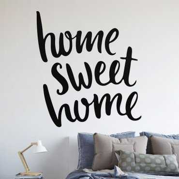 HOME SWEET HOME - Naklejka na ścianę
