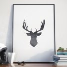 DEER HEAD - Plakat w ramie DEER HEAD - Plakat w ramie