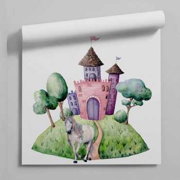 tapeta unicorn castle