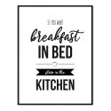 breakfast, bed and kitchen
