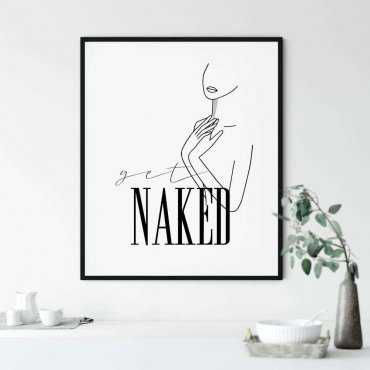 plakat get naked