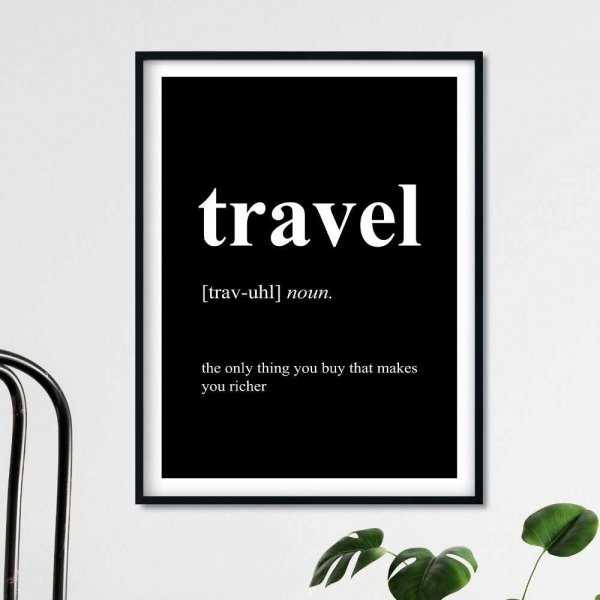 plakat travel definition