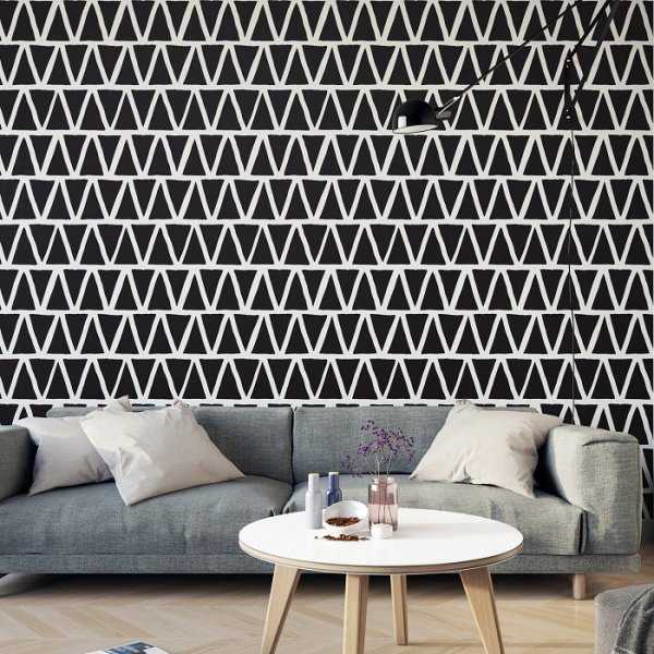 SCANDI TRIANGLE - Tapeta ścienna SCANDI TRIANGLE - Tapeta ścienna
