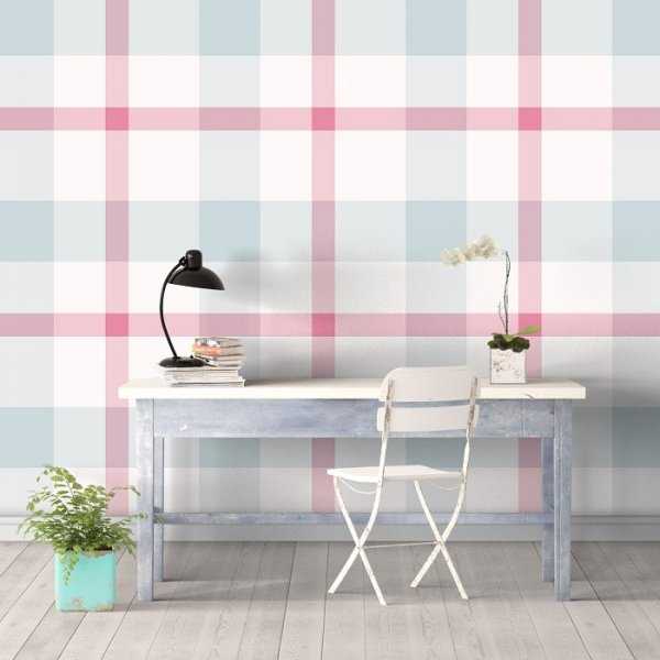 VINTAGE CHECKER - Tapeta ścienna VINTAGE CHECKER - Tapeta ścienna