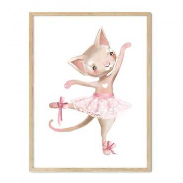 plakat kitty ballerina