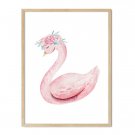 pink swan