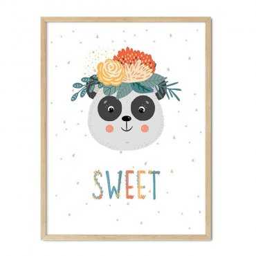 plakat sweet panda