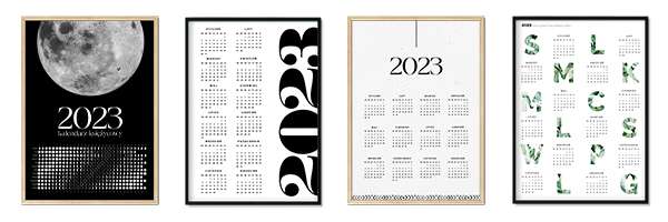 kalendarze w ramach 2022