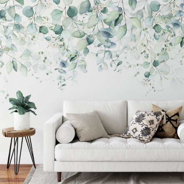 Tapeta na ścianę - EUCALYPTUS SKY - Rodzaj : Tapeta winylowa strukturalna